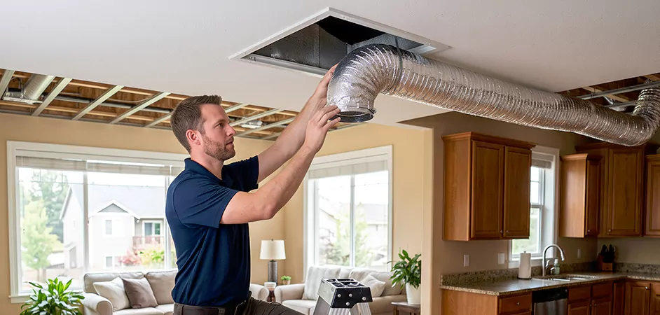 Duct Board Replacement in Irvington