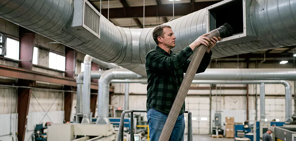 Post-Construction Duct Cleaning in Irvington