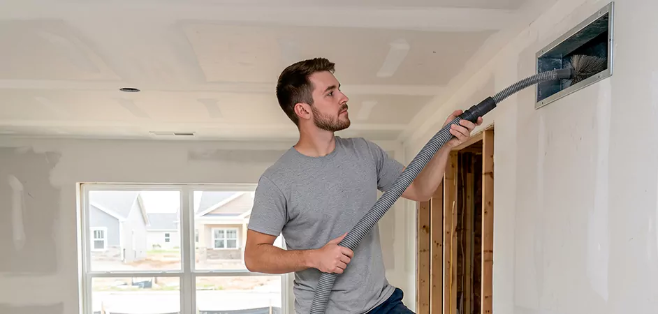 Multifamily New Construction Duct Cleaning in Irvington