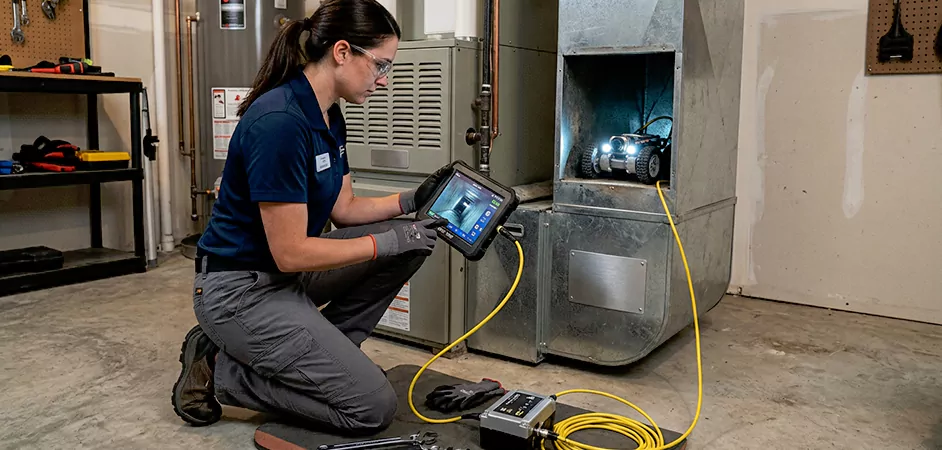 Robotic Duct Inspection in Irvington